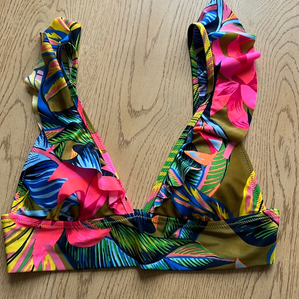 Aerie triangle swim top